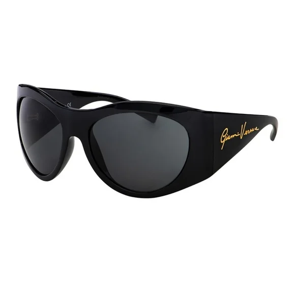 NEW VERSACE VE4392 OVERSIZED SUNGLASSES VE 4392 GB1/87 BLACK EYEWEAR MOD 4392 NEW VERSACE VE4392 OVERSIZED SUNGLASSES VE 4392 GB1/87 BLACK  main image 4